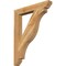 Ekena Millwork Funston Slat Rough Sawn Bracket, Western Red Cedar, 4"W x 30"D x 38"H BKT04X30X38FST06RWR - alternate 1